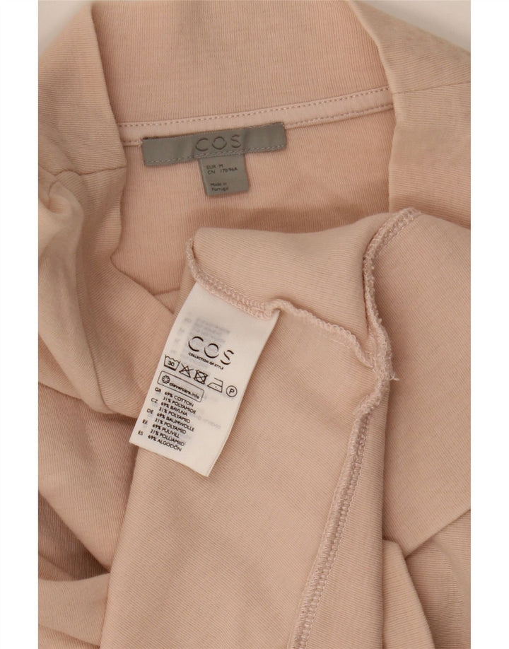 Cos Damska bluza oversize UK 14, średnia beżowa bawełna