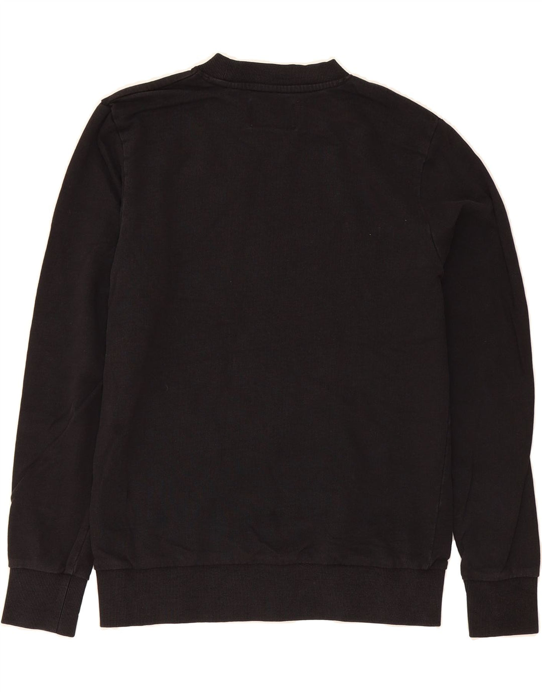 JACK & JONES Mens Sweatshirt Jumper Small Black Cotton Vintage Jack & Jones and Second-Hand Jack & Jones from Messina Hembry 