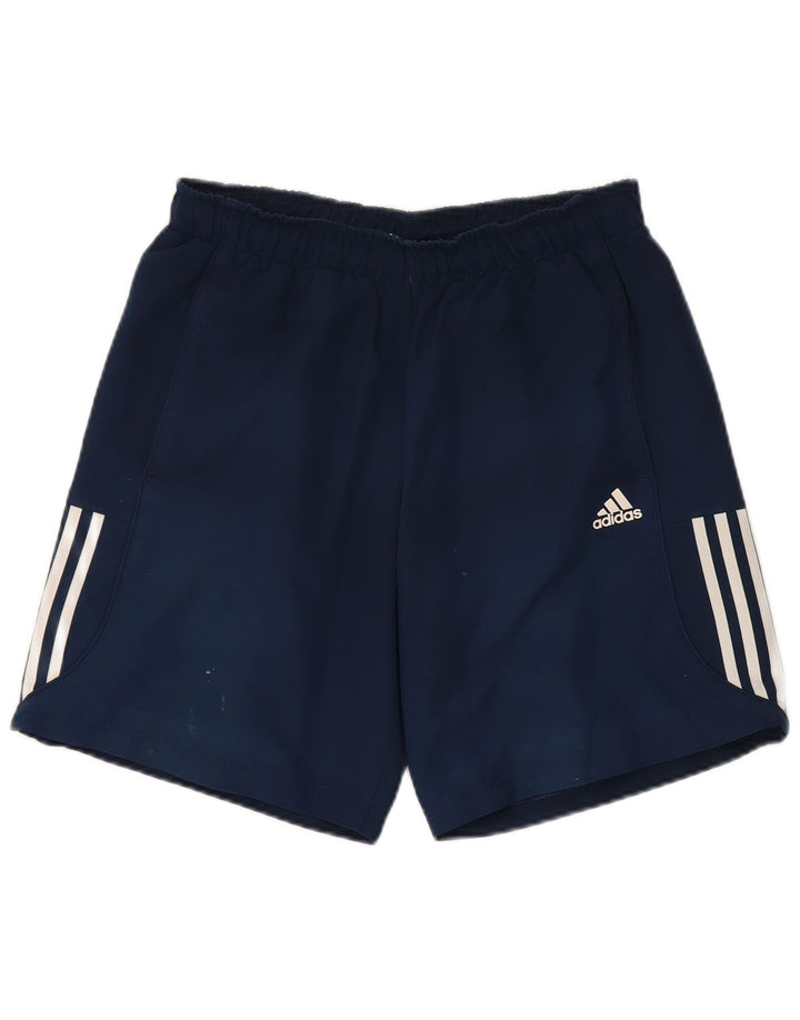 ADIDAS Mens Climalite Sport Shorts Medium  Navy Blue Polyester
