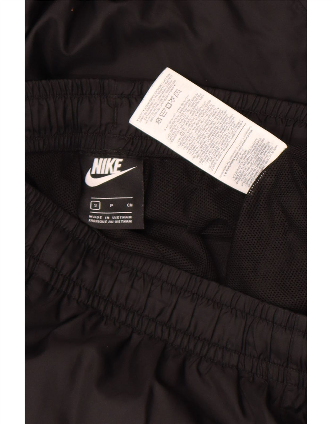Męskie spodnie dresowe Nike, małe, czarne, poliestrowe