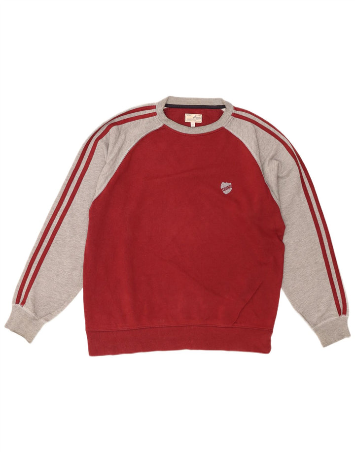 Męski sweter ASICS, bawełniany, w kolorze średniej czerwieni