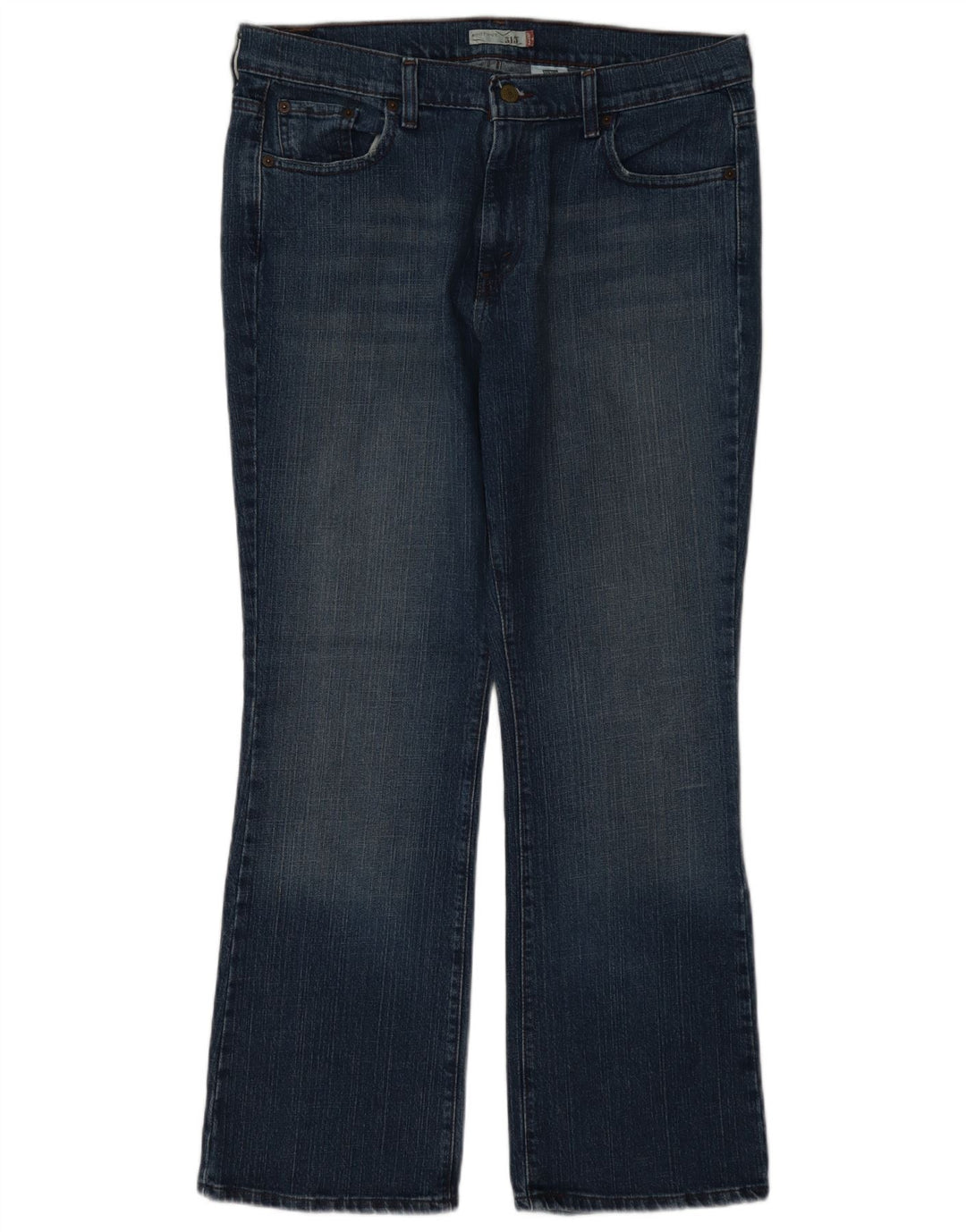 Damskie dżinsy Levi's 515 Bootcut US 14 XL W36 L30 Niebieska bawełna