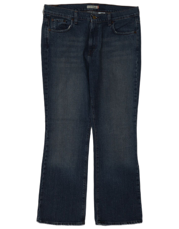 Damskie dżinsy Levi's 515 Bootcut US 14 XL W36 L30 Niebieska bawełna