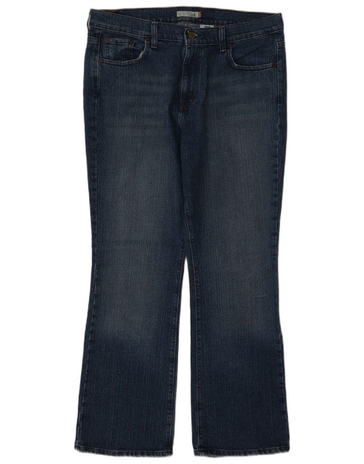 Damskie dżinsy Levi's 515 Bootcut US 14 XL W36 L30 Niebieska bawełna