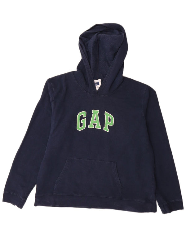 Damska bluza z kapturem Gap Graphic UK 20 2XL Granatowa, bawełniana