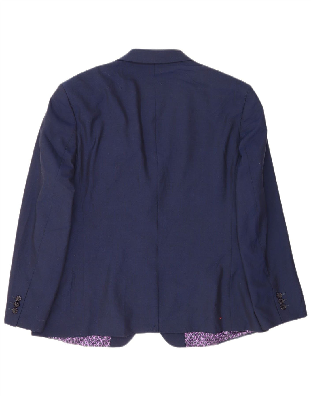 Ted Baker Męska marynarka zapinana na 2 guziki UK 46 3XL Granatowa wełna