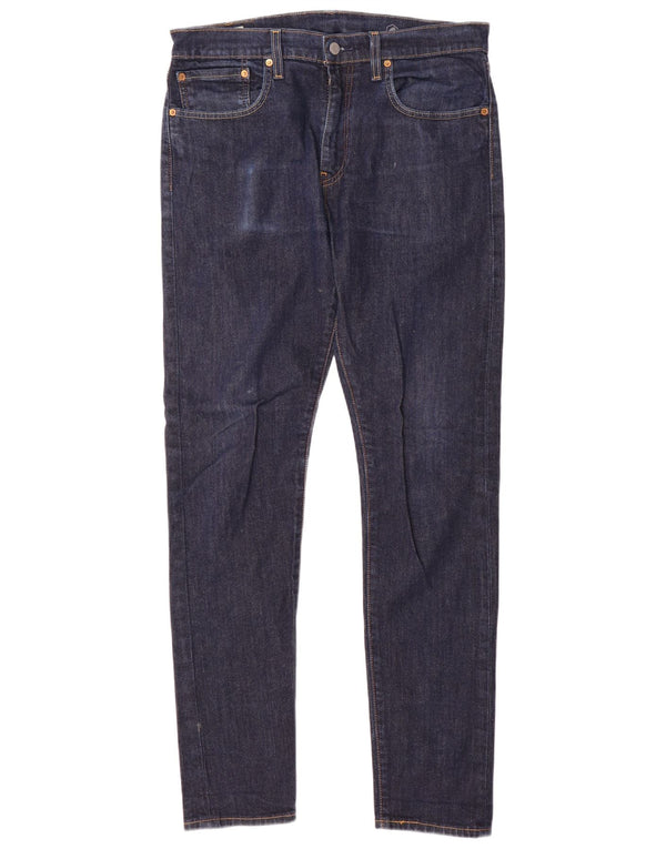 Męskie jeansy Levi's 512 Slim Tapered W34 L34 Granatowa bawełna