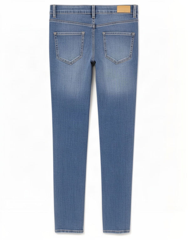 Marks & Spencer Damskie The Ivy Crop Skinny Jeans UK 12 Medium W30 L25 Niebieskie