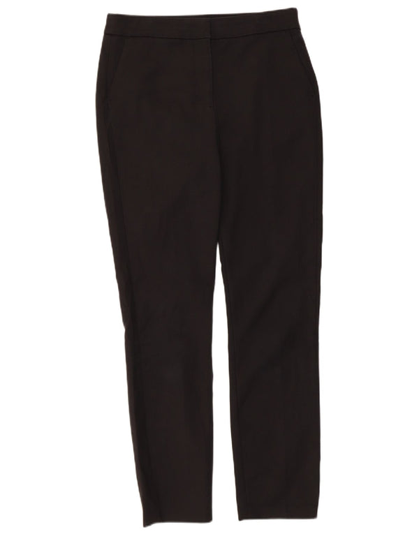 Wąskie spodnie chino Zara damskie z wysokim stanem EU 38 Small W28 L27 czarne