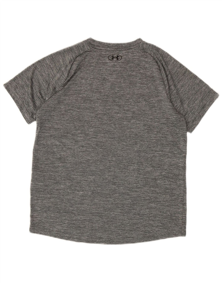 T-shirt chłopięcy Under Armour na 11-12 lat, duży, szary, nakrapiany poliester