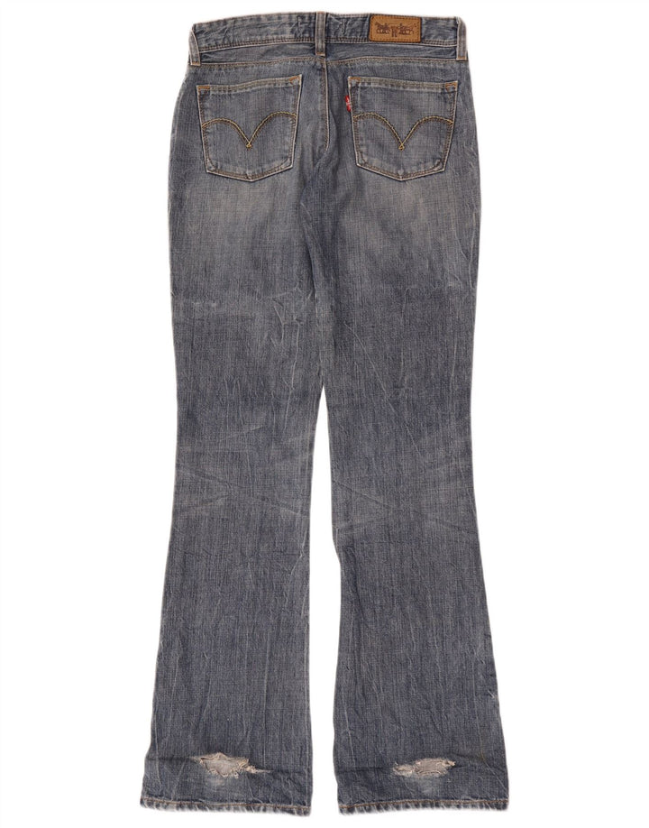 Damskie jeansy Levi's 572 Bootcut W28 L34 Niebieska bawełna