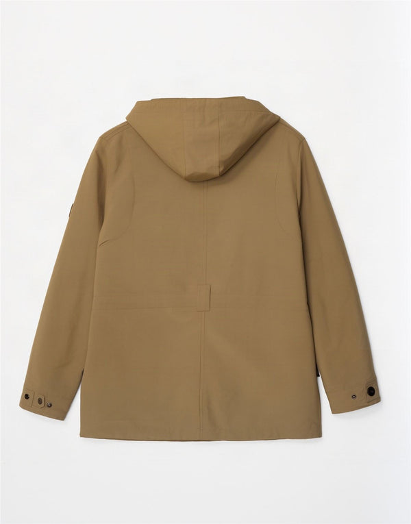 Damska kurtka użytkowa z kapturem Jack Wolfskin UK 14/16, duża, khaki, poliester