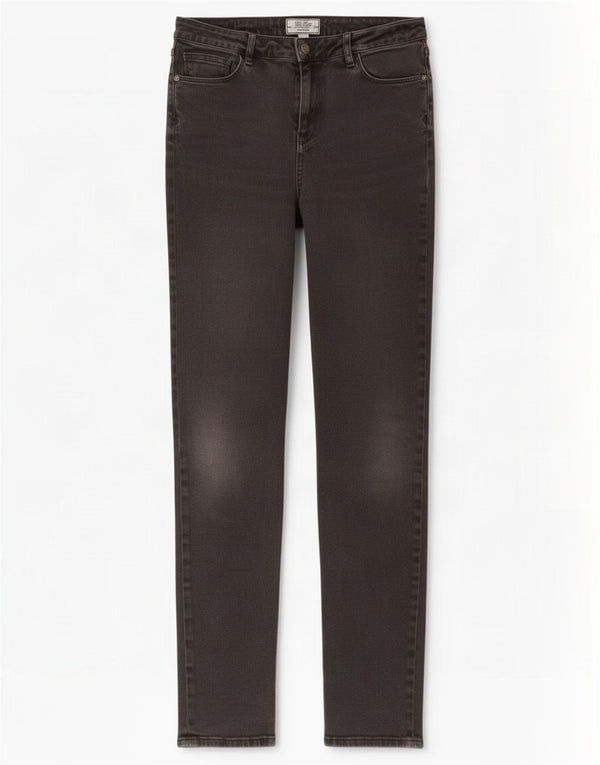 Damskie jeansy slim Fat Face UK 12 Medium W30 L29 Szare