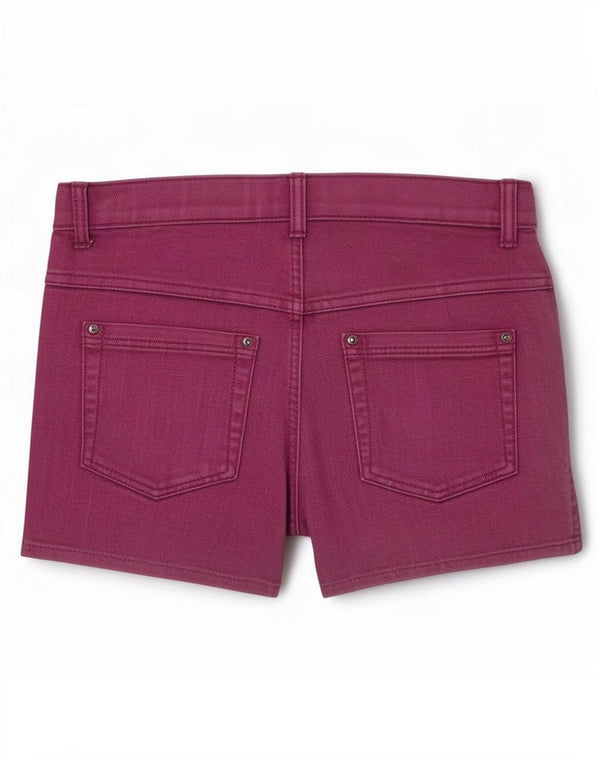 Damskie spodenki jeansowe Benetton Medium W28 fioletowe