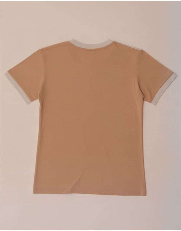 Damska koszulka Adidas Top UK 10 Small Beżowa bawełna