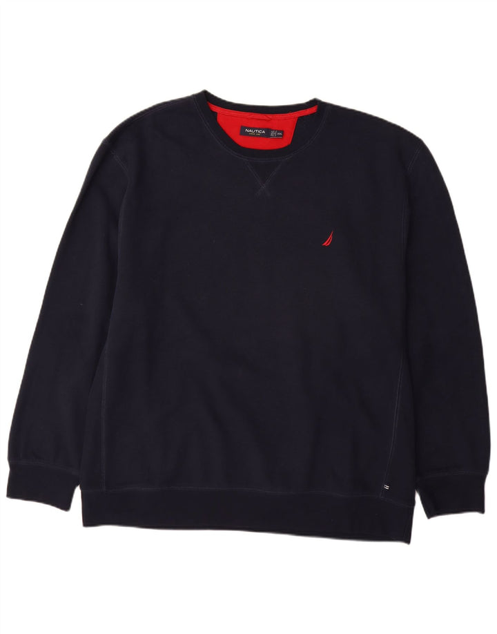 Bluza męska NAUTICA 2XL, bawełniana, granatowa