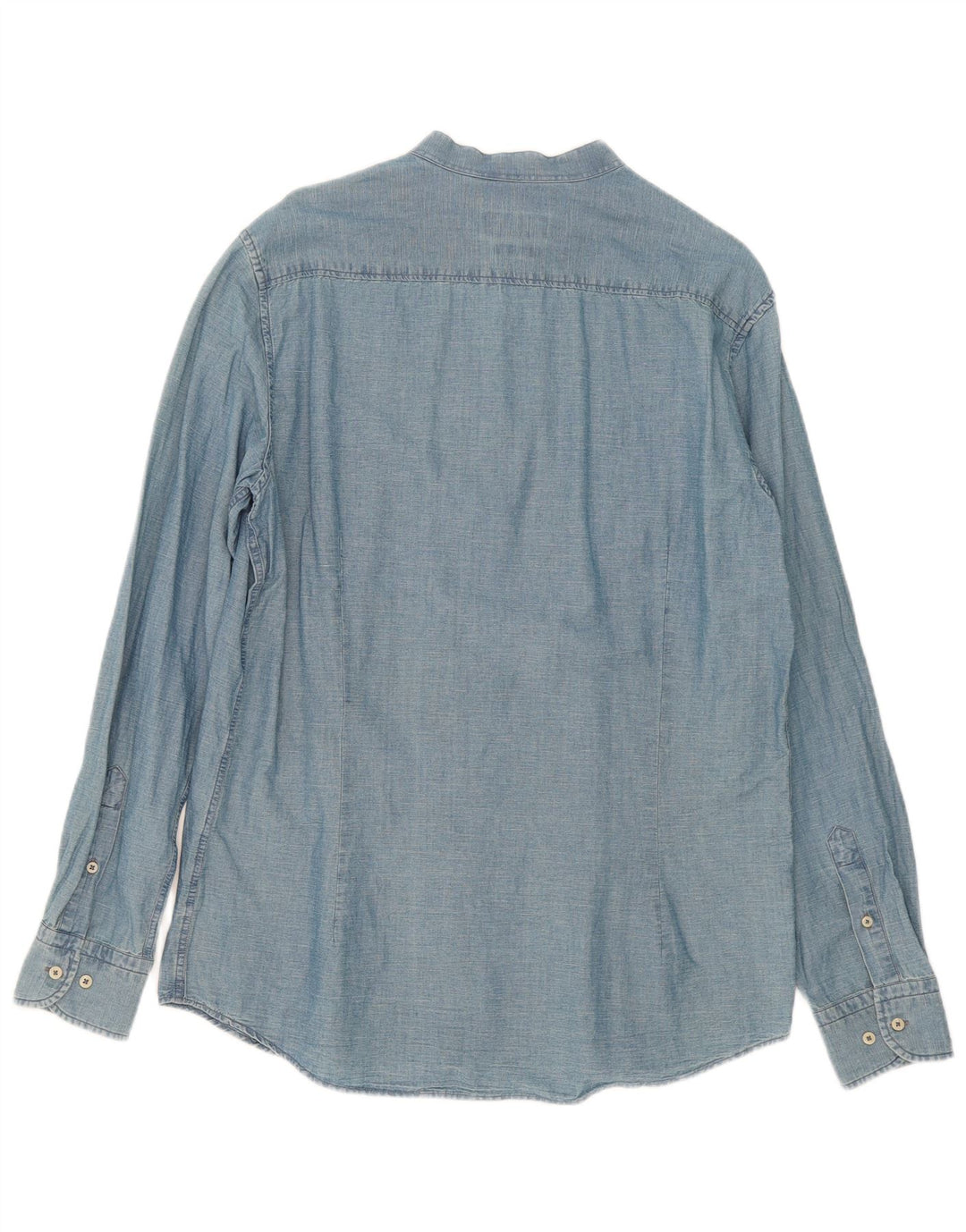 Koszula męska Massimo Dutti, duża, niebieska, bawełniana