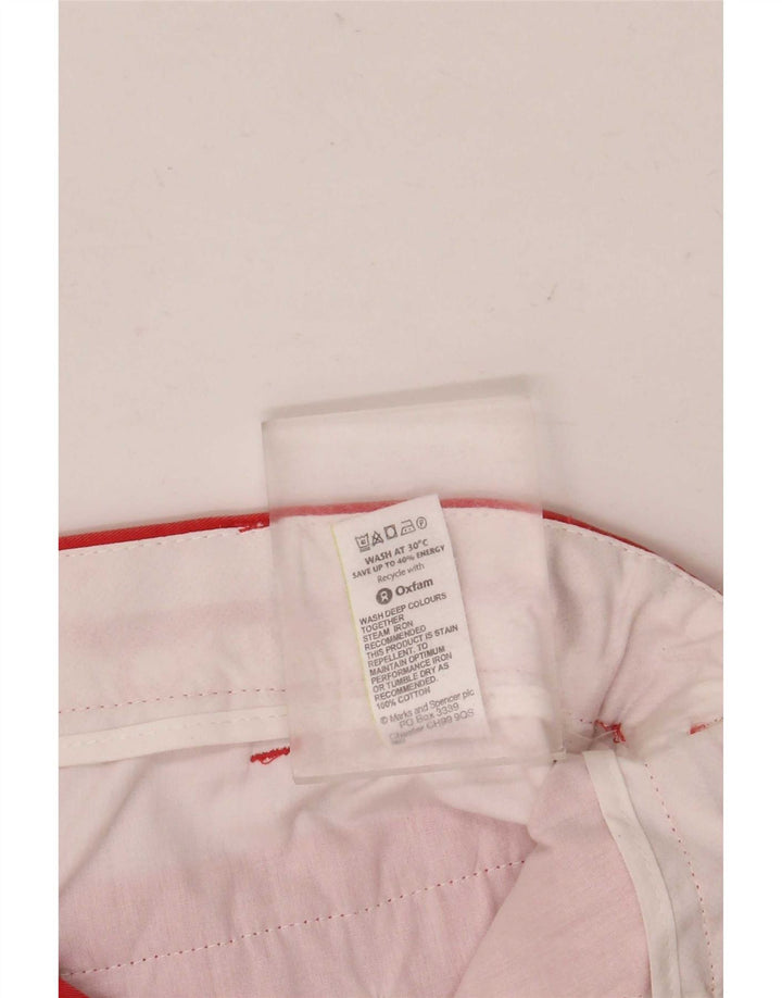 Męskie spodenki Chino Marks & Spencer W36, duże, pomarańczowe, bawełniane