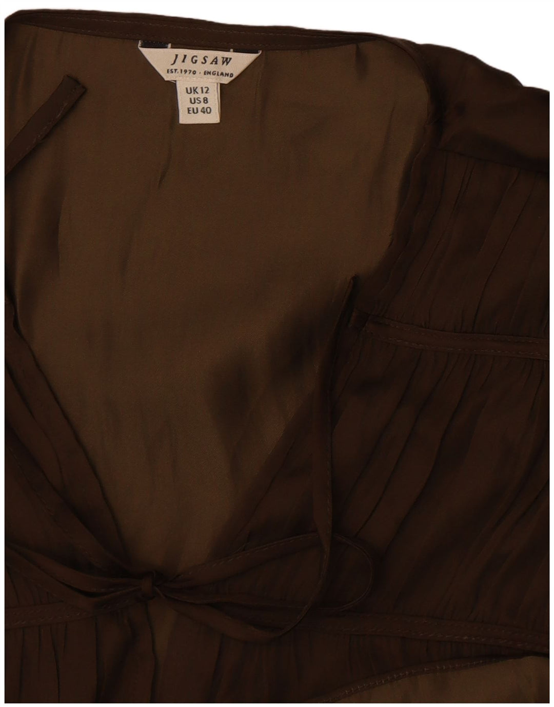Bluzka damska Jigsaw Top UK 12 Medium Khaki