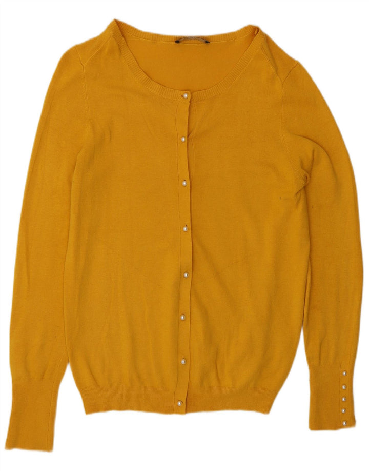 Sweter damski Zara Cardigan UK 14, duży, żółty