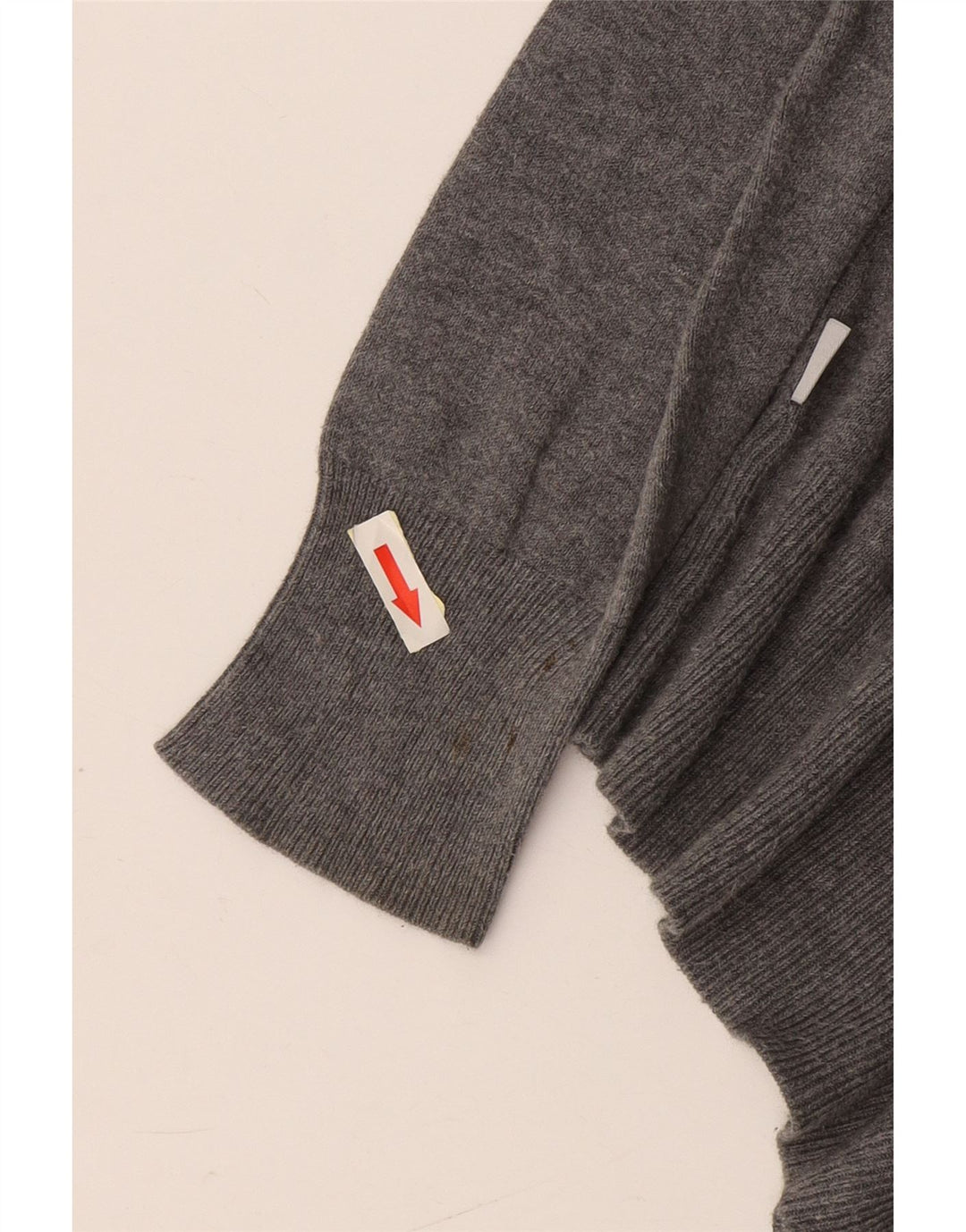 Męski sweter Fila z dekoltem w łódkę, mały, szary, bawełniany