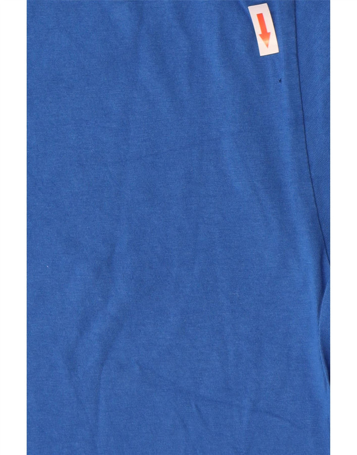 Męski T-shirt z grafiką Kappa, duży, niebieski