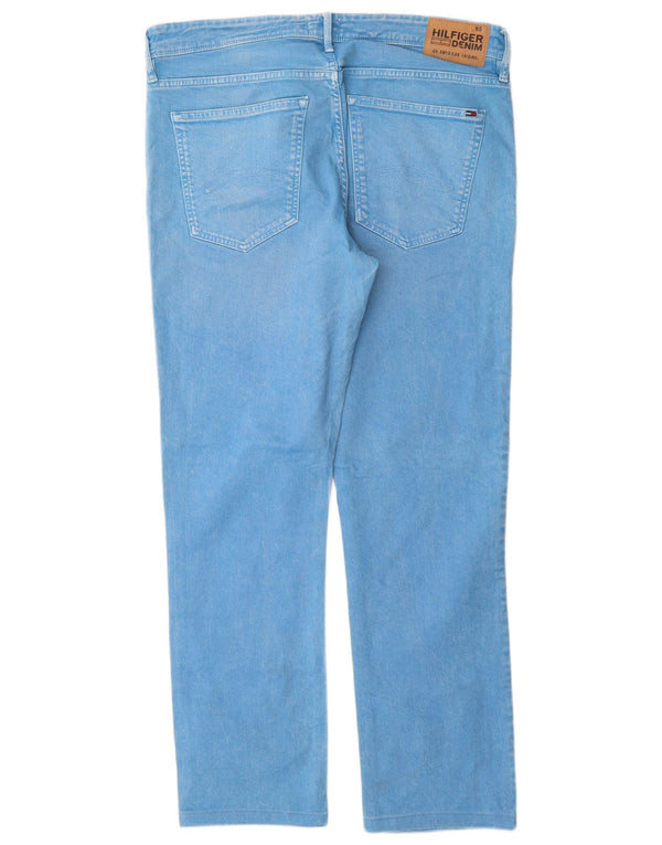 Męskie proste dżinsy Tommy Hilfiger W36 L30 Niebieskie bawełniane