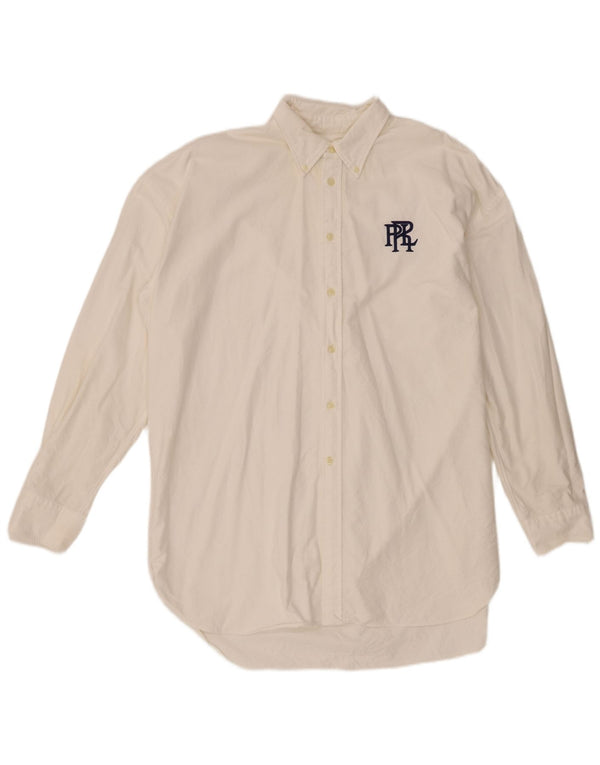 Koszula męska Ralph Lauren w rozmiarze Boyfriend Fit XL, biała, bawełniana