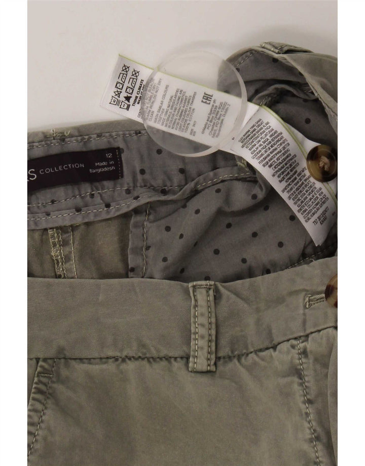 Damskie spodenki Chino Marks & Spencer UK 12 Medium W32, bawełna khaki
