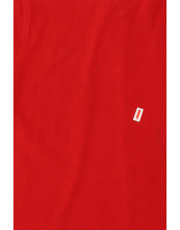 Chłopięca koszulka polo TOMMY HILFIGER z grafiką, 6-7 lat, czerwona, bawełniana