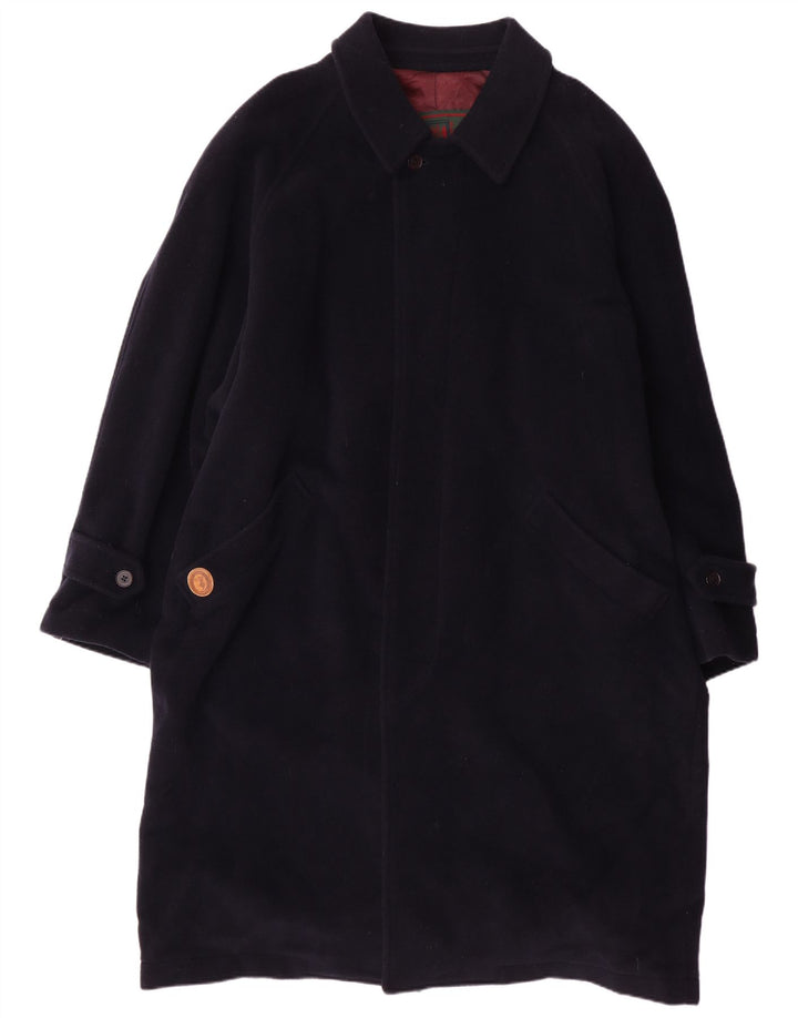 Płaszcz męski TRUSSARDI JEANS UK 42 XL, granatowy, wełniany