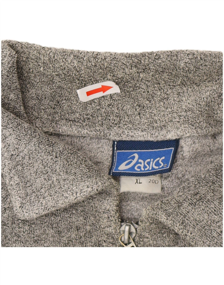 Męska bluza dresowa Asics z grafiką XL, szara bawełna