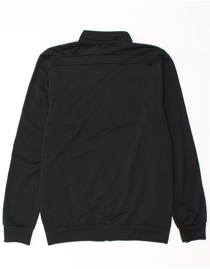 Adidas Męska bluza dresowa, mała, czarna, poliestrowa