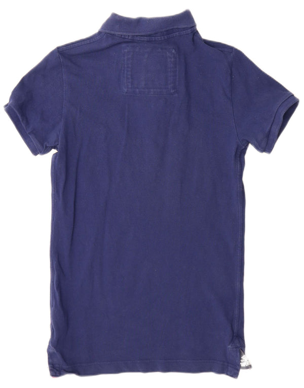 Męska koszulka polo Superdry, mała, granatowa, bawełniana