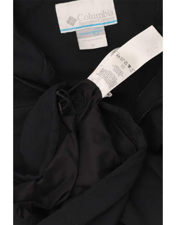Męska kurtka przeciwdeszczowa Columbia Interchange UK 38 Średni czarny nylon