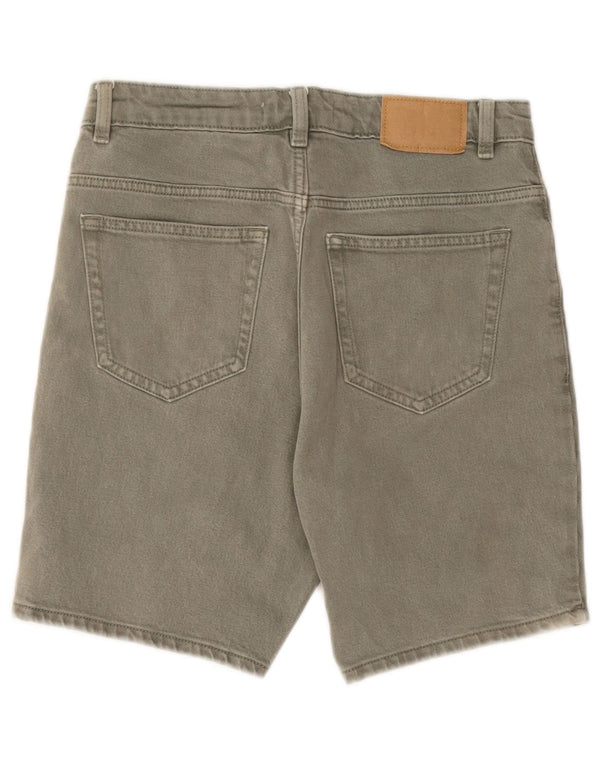 Męskie spodenki jeansowe Zara EU 38 Small W30, bawełna khaki