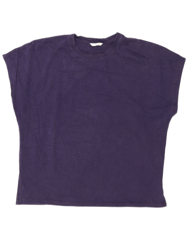 T-shirt damski Zara Top UK 18 XL granatowy