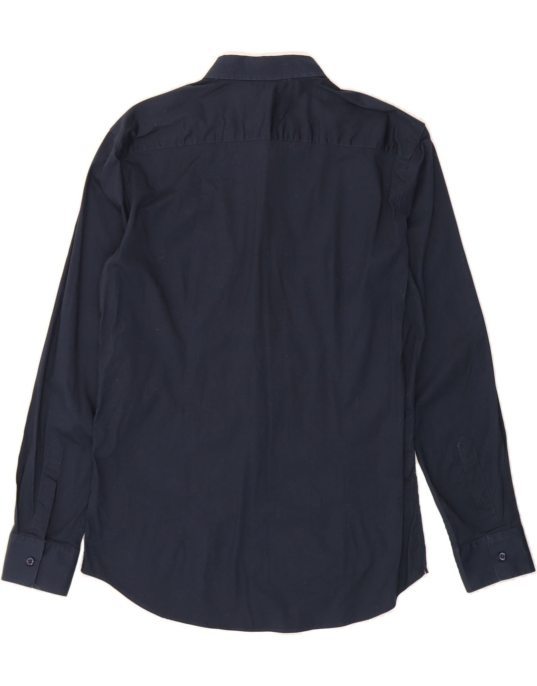 BENETTON Mens Shirt Medium Navy Blue Vintage Benetton and Second-Hand Benetton from Messina Hembry 