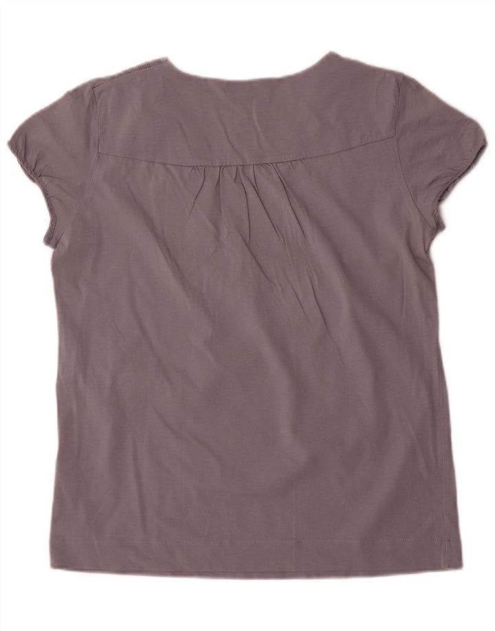 Damska bluzka MASSIMO DUTTI UK 14, duża, szara, bawełniana