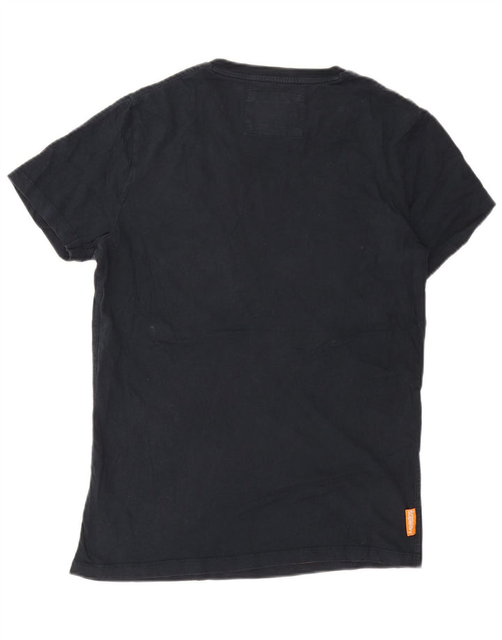 T-shirt męski Superdry, średni, granatowy, bawełniany