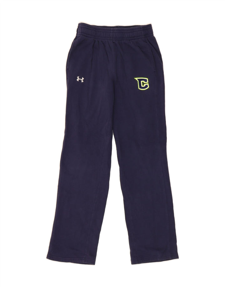 UNDER ARMOUR Mens Cold Gear Tracksuit Trousers Small  Navy Blue Vintage Under Armour and Second-Hand Under Armour from Messina Hembry 