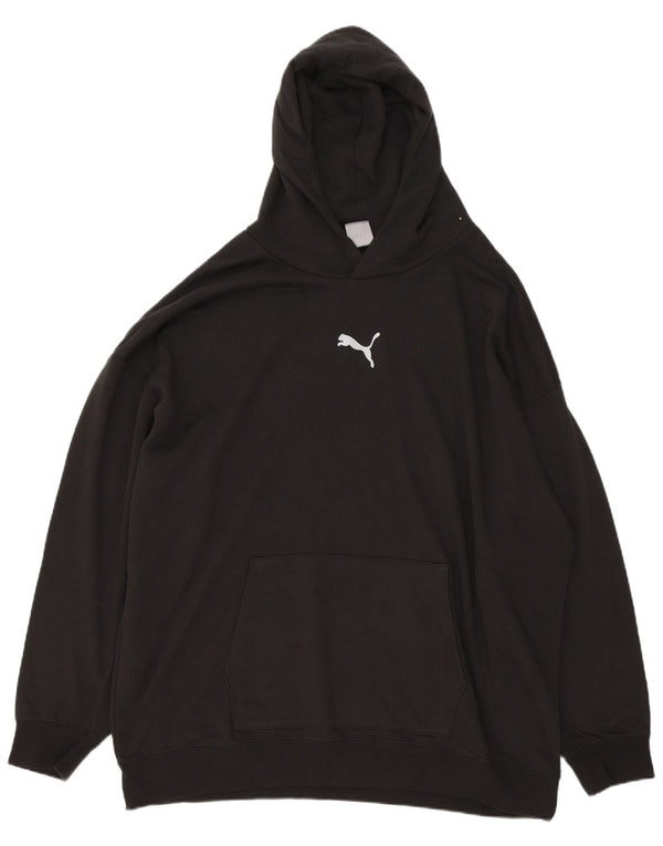 Męski sweter z kapturem Puma 2XL, czarny, bawełniany