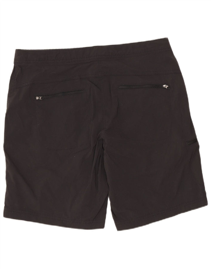Damskie spodenki cargo L.L.BEAN US 8 Medium W32 z czarnego nylonu