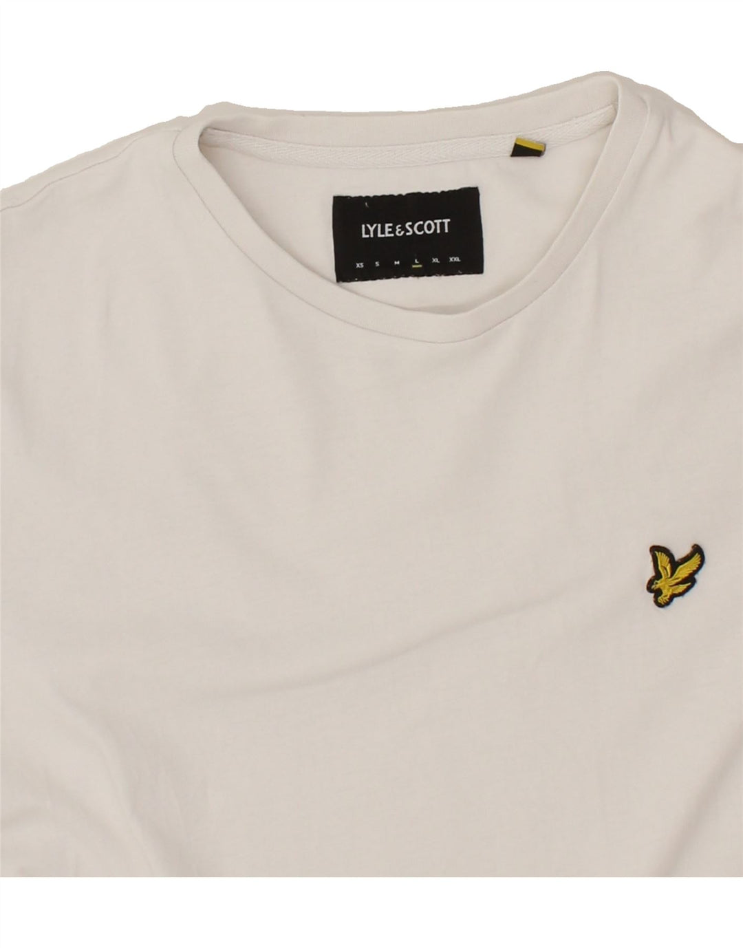 LYLE & SCOTT Womens T-Shirt Top UK 16 Large Grey Cotton Vintage Lyle & Scott and Second-Hand Lyle & Scott from Messina Hembry 