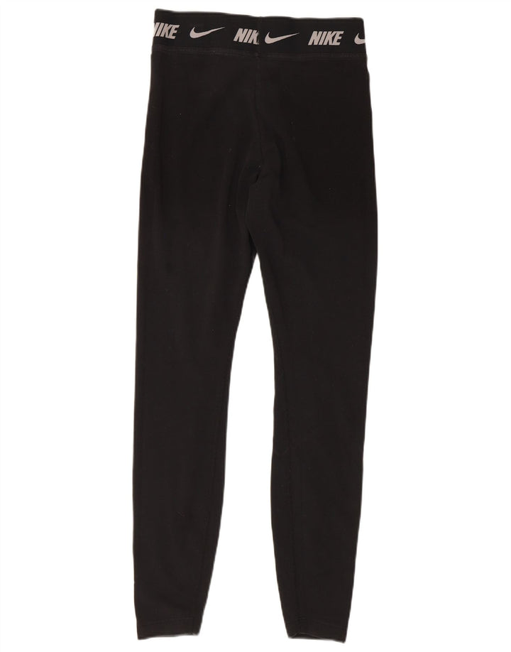 Damskie legginsy Nike Tight Fit UK 8, małe, czarne, bawełniane