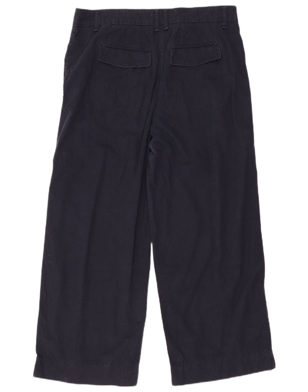 Spodnie Chino Marks & Spencer Damskie z wysokim stanem UK 18 XL W38 L28 Granatowe