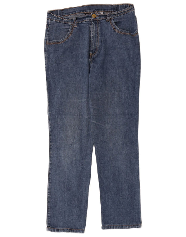 Marks & Spencer Damskie proste dżinsy UK 12 Medium W30 L27 Niebieskie bawełniane