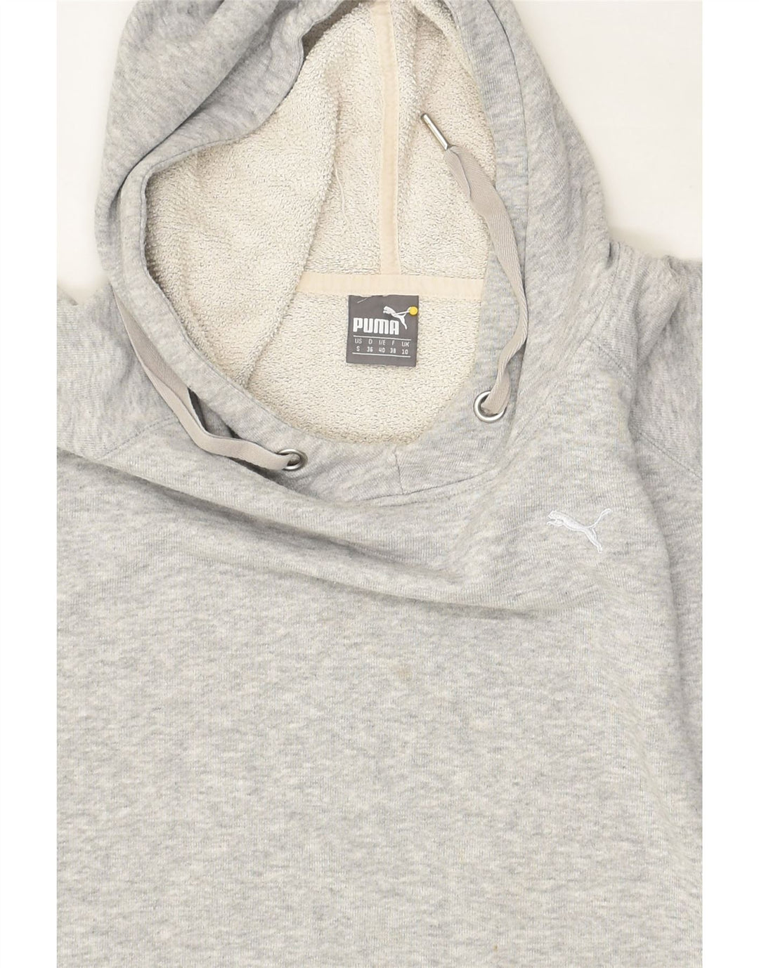 GAP Womens Hoodie Jumper UK 10 Small Grey Cotton | Vintage Gap | Thrift | Second-Hand Gap | Used Clothing | Messina Hembry 