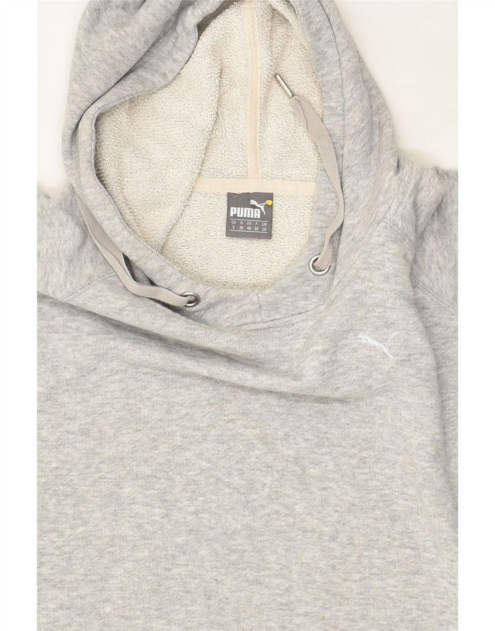 GAP Womens Hoodie Jumper UK 10 Small Grey Cotton | Vintage Gap | Thrift | Second-Hand Gap | Used Clothing | Messina Hembry 