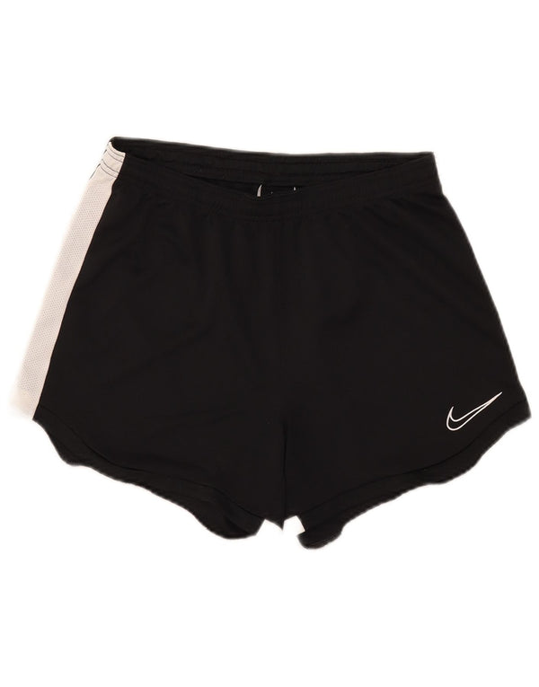 Damskie spodenki sportowe Nike Dri Fit UK 12, poliester w kolorze średniej czerni